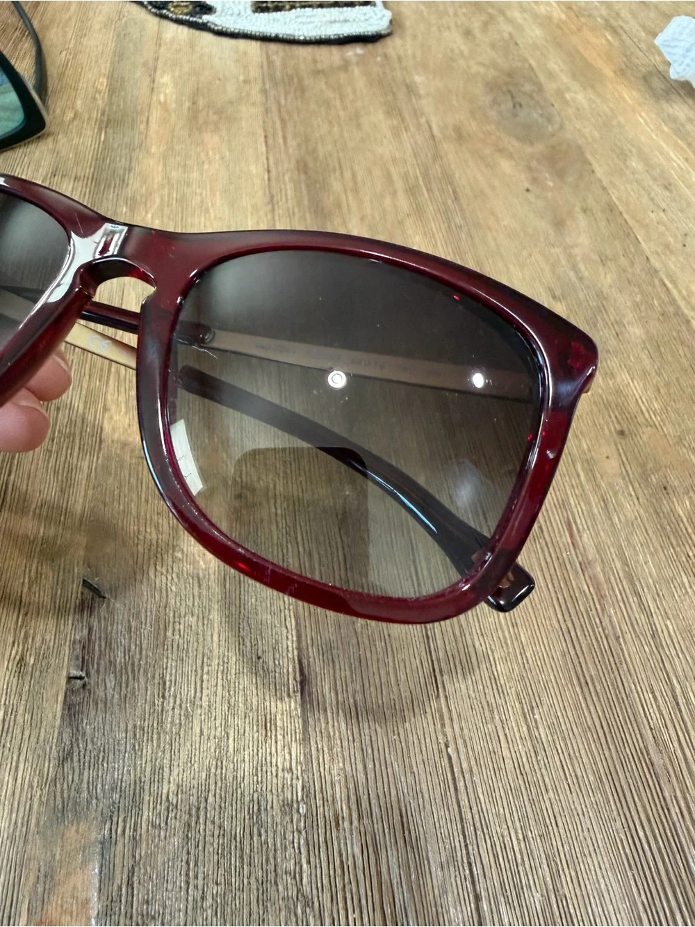 Vintage Dolce & Gabbana Red Square Sunglasses - Stylish UV Shades - Picture 7 of 10